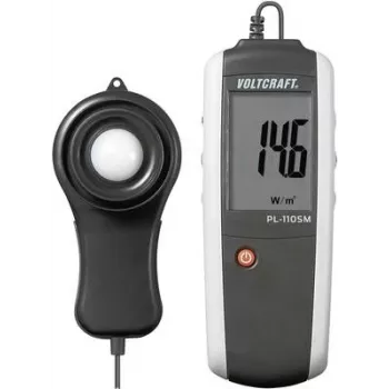 Voltcraft PL-110SM Miernik solarny, Fotowoltaiczny przyrząd pomiarowy, Analizator PV LCD, 0 - 1999 W/m² (PL-110SM)
