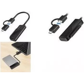 LogiLink AU0062 - Adapter USB 5 Gb/s do SATA - Adapter - cyfrowy/danych (AU0062)