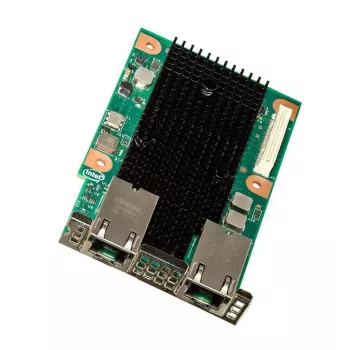Wewnętrzna karta interfejsu SFP+ INTEL X527DA2OCPG1P5, chłodzenie pasywne, do serwerów, czarny/zielony/szary