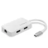 Edimax EU-4308 stacja dokująca/replikator portów do laptopa USB 3.2 Gen 1 (3.1 Gen 1) Typu-C Biała
