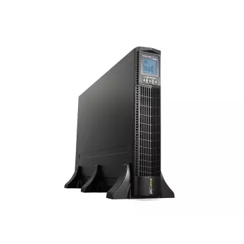 Zasilacz bezprzerwowy zielony Cell UPS15 — Online podwójna konwersja 3 kVA (2700 W), 6 gniazd AC, czysty sinus, LCD, tower, 6×12V/9Ah akumulatory