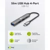 Goobay Slim 4-Port USB-Hub, USB-C™ na USB-C™/USB-A, USB 3.2 (74459)