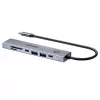 Unitek H1124AGY01 hub USB-C z 100W PD, HDMI 2.0, 2x USB‑A, 2x USB‑C, czytnik SD/microSD — aluminium
