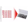 Zestaw zawleczek KS Tools 1000 sztuk 970.0330 — zestaw 1000 zawleczek