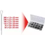 Zestaw zawleczek KS Tools 1000 sztuk 970.0330 — zestaw 1000 zawleczek
