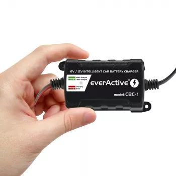Ładowarka do akumulatorów samochodowych everActive CBC1 6V/12V