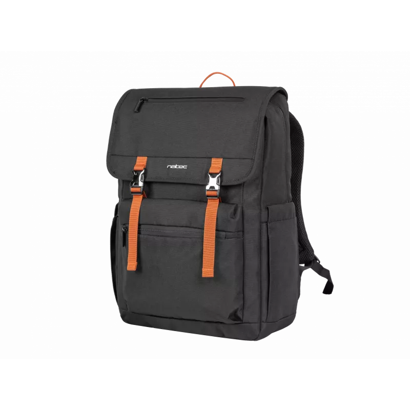 Plecak NATEC Niala Ginger Orange 39,6 cm (15,6 inch) Czarny