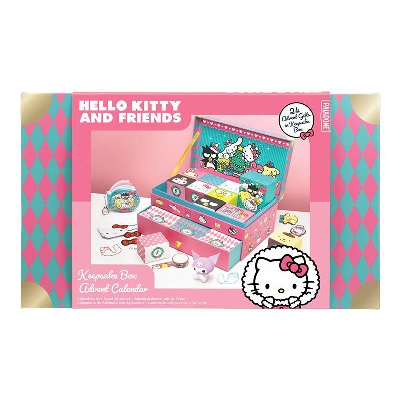 Pudełko na pamiątki Kalendarz adwentowy Paladone Hello Kitty model PP15340HKF