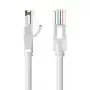 Kabel krosowy CAT.6 UTP/1M Szary Ibehf Vention