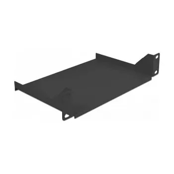Półka rack DeLOCK 10 cali 1U stal czarna 25,4 cm