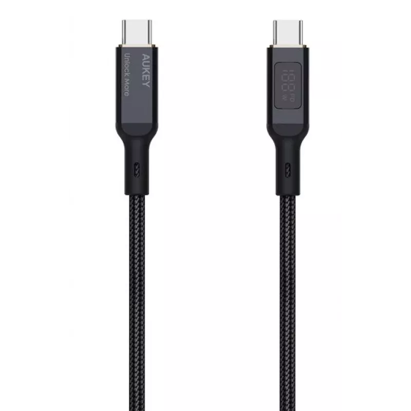 Kabel USB AUKEY CB-MCC102 1,8 m USB C Czarny 480 Gbit/s