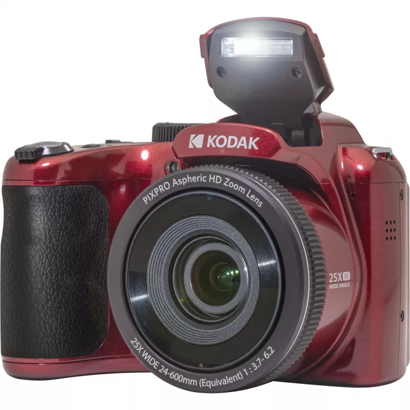 Kodak PIXPRO AZ255 1/2,3 Aparat kompaktowy 16,35 MP BSI CMOS 4608 x 3456 pikseli Czerwony (AZ255RD)