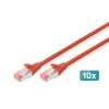 Kabel sieciowy Digitus CAT 6 S/FTP RJ-45 5m czerwony