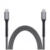 Ładowarka samochodowa FIXED FIXDA-CC12-GR — wejście 12V DC, wyjścia USB-C i USB