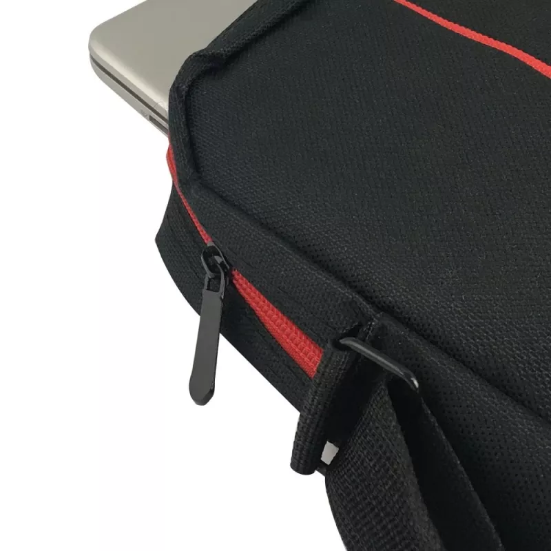 Torba Esperanza SALERNO 39.6 cm (15.6 inch) Toploader Czarny, Czerwony