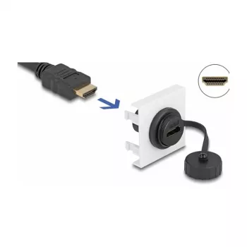 DeLOCK Easy 45 Moduł HDMI 45 x 45 mm Długość kabla 0,045 m