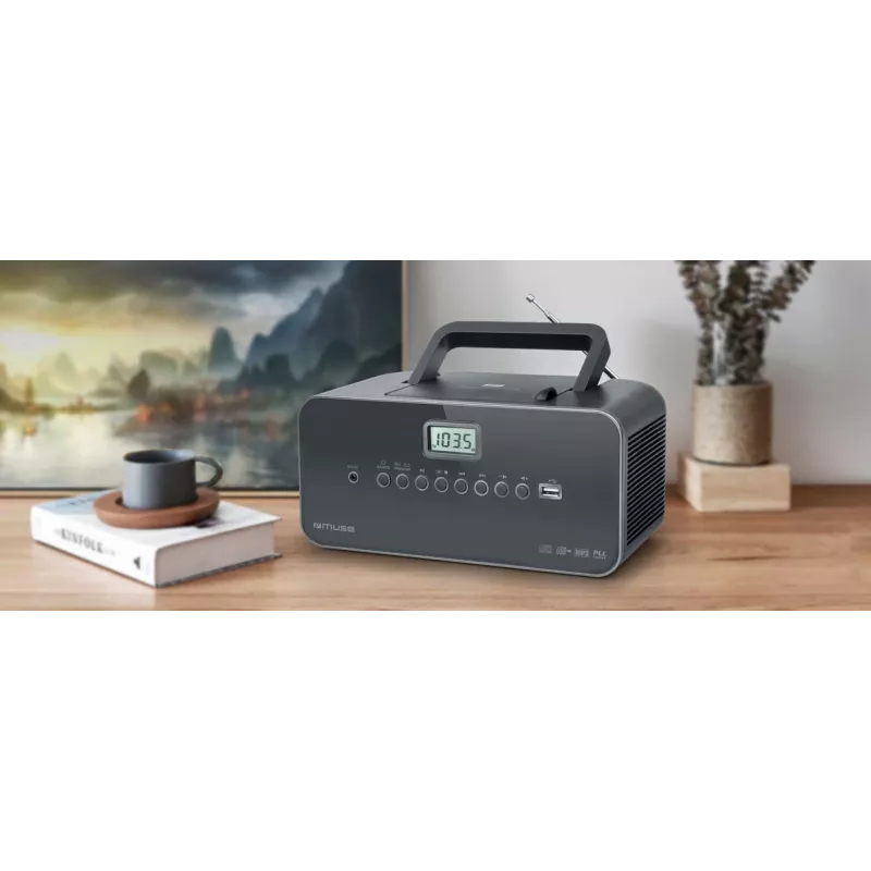 Odtwarzacz CD Muse M-28 DG Przenośny odtwarzacz CD Czarny