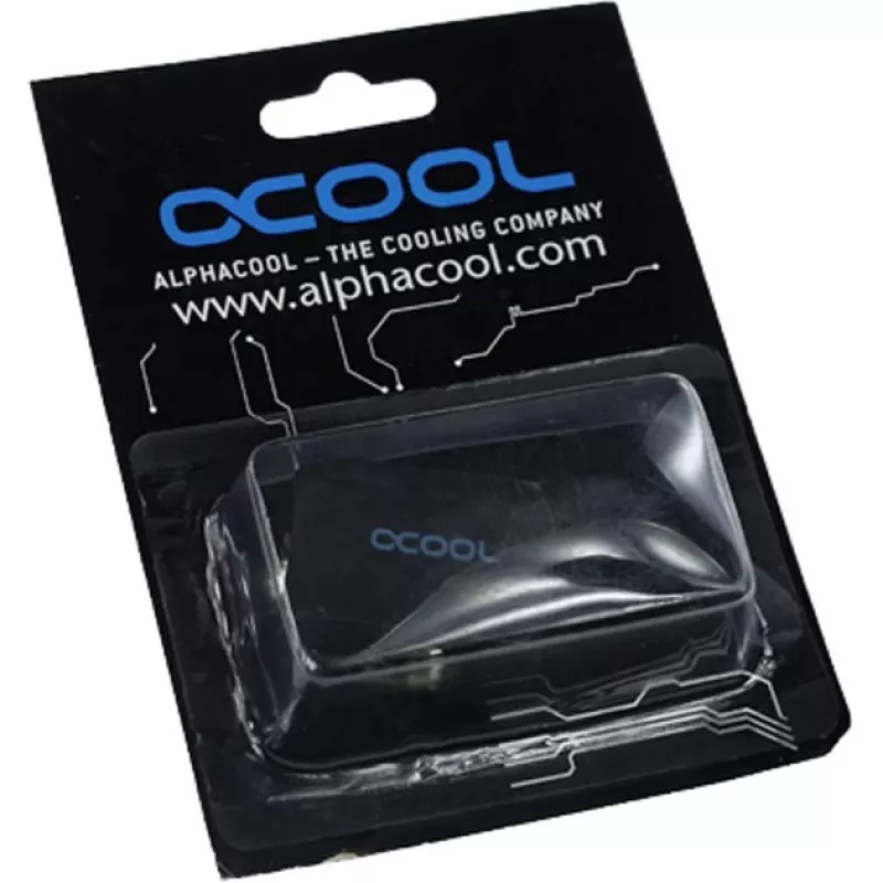 Alphacool HF Anschlussterminal TEE T-Stück Rund G1/4 - Deep Black (17030)