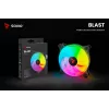 Wentylator obudowy SAVIO Blast 120mm ARGB PWM - Czarny