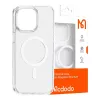 Magnetyczne etui McDodo do iPhone 15 Pro (przezroczyste)