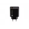NATEC AC szybkie ładowanie przewodowa ładowarka wewnętrzna Ribera — 18W (5–15V, do 3A), 1× USB-A, czarna