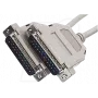 Kabel D-SUB ShiverPeaks 25-pin męski-męski, 7 m długości
