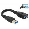 Kabel USB DeLOCK 0.15m 2xUSB3.0-A