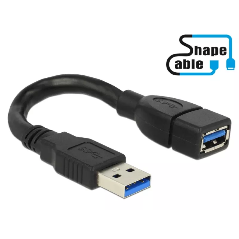 Kabel USB DeLOCK 0.15m 2xUSB3.0-A