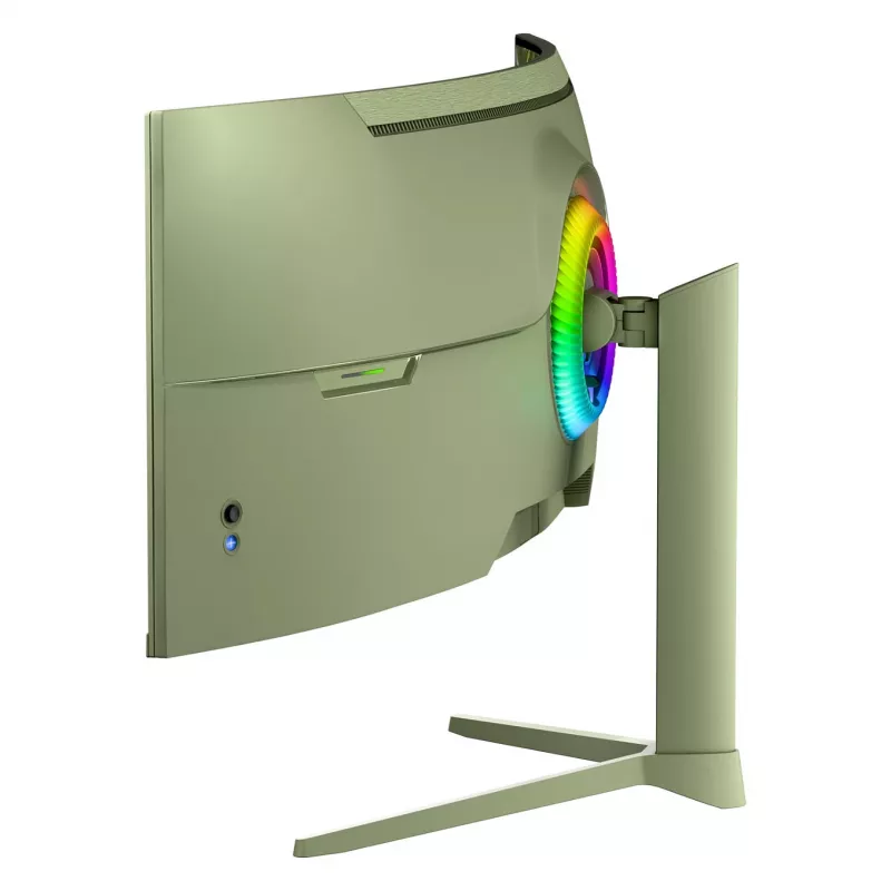 Curved computer monitor Arozzi Nova 49 inch (124.5 cm) Dual QHD 5120×1440 LED VA, 4 ms, zielony
