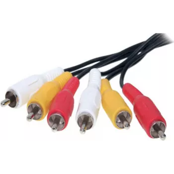 Kabel audio RCA ShiverPeaks 40150-2.5 — 3 złącza RCA, długość 2,5 m