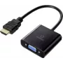 Renkforce RF-4531578 Adapter kablowy HDMI VGA - 3,5 mm Czarny (RF-4531578)