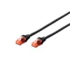 Kabel sieciowy Digitus CAT 6 U/UTP RJ-45 Cat6 2m Czarny