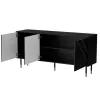 Cama 3D MOUNTAIN komoda 154x40x72 czarny + złoty