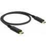Kabel USB DeLOCK 83043 USB 2.0 0,5 m USB-C Czarny