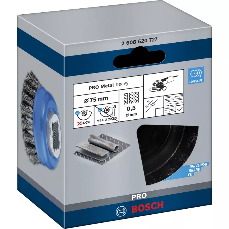 Bosch 2 608 620 727 akcesorium do szlifierki kątowej szczotka garnkowa