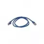 Wentronic Goobay CAT 5e kabel krosowy, F/UTP, niebieski, 1 m - mieszanka miedzi CCA (50158)