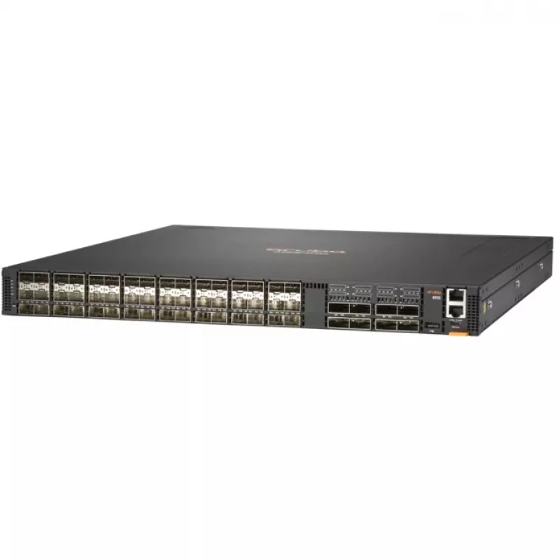HPE - Aruba Serie - Switch - 8325-48Y8C - L3 - managed - 48 x 10/25 Gigabit SFP+ / SFP28 + 8 x 40/100 Gigabit QSFP+ / QSFP28 Luftstrom von vorne nach 