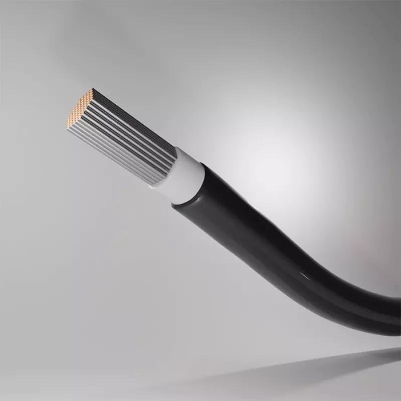 Qoltec 53853 Kabel fotowoltaiczny | 6mm² | 100m | czarny