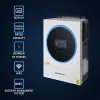 Qoltec, przetwornica napięcia, hybrydowy falownik solarny Off-Grid 4kVA 4kW 120A MPPT LCD Wi-Fi BMS Sinus