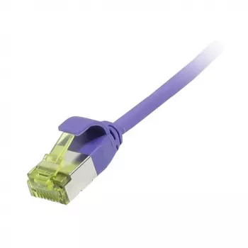 Kabel krosowy RJ45, CAT6A 500 MHz, 3 m, liliowy, U/FTP, cienki okrągły śr.=3,8 mm, TPE/LSZH (Superflex), AWG32, z kablem surowym kat.7, Synergy 21 (S217396V3)