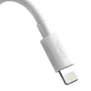 Kabel do telefonów komórkowych Baseus TZCALZJ-02 biały 1,5 m USB A Lightning