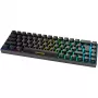 Deltaco GAM-100-DE - 65% - USB + Bluetooth - przełącznik mechaniczny - QWERTZ - RGB-LED - Czarny