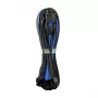 Zestaw kabli zasilających CableMod C-Series PRO ModMesh 12VHPWR StealthSense czarno-niebieski w oplocie