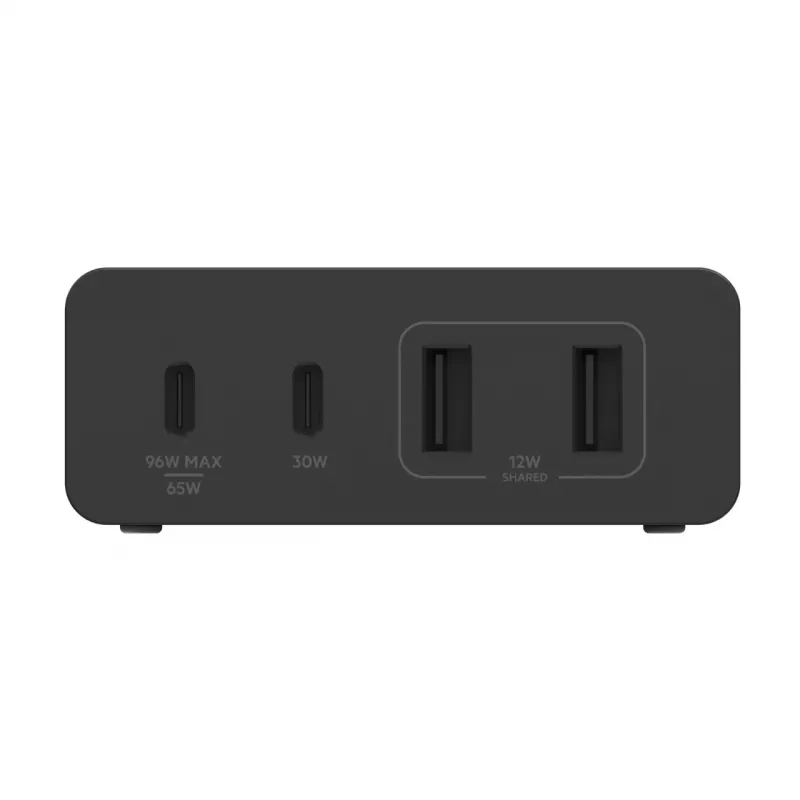 Ładowarka Belkin WCH010vfBK Wewnętrzna AC Szybkie ładowanie 2 USB Typu-C Czarna
