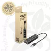 Hub USB CLUB3D USB 3.2 Gen1 Type-A, 3 porty i Gigabit Ethernet