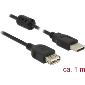 Kabel USB DeLOCK 84883 USB 2.0 1 m Czarny