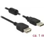 Kabel USB DeLOCK 84883 USB 2.0 1 m Czarny