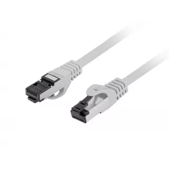 Patchcord sieciowy LANBERG Cat8 S/FTP (S-STP) RJ-45–RJ-45 szary 0,5 m