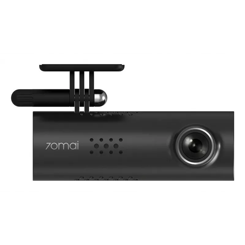 Kamera samochodowa Dashcam 70mai M200, 1080p Full HD 1920×1080, H.265, 60 kl./s, bateria 300 mAh, Wi‑Fi, microSD do 128 GB, przysłona f/1.8, czarna