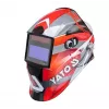 Przyłbica spawalnicza YATO YT-73921 z filtrem samościemniającym, odcień 9–13, obudowa PC, pole widzenia 4,3×9,8 cm, bateria 3V